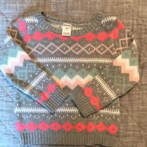 🎀💕adorable Carter’s EXCELLENT CONDITION sweater